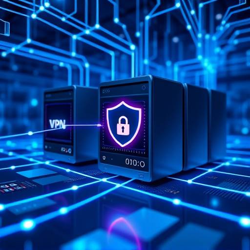 Secure VPN server network